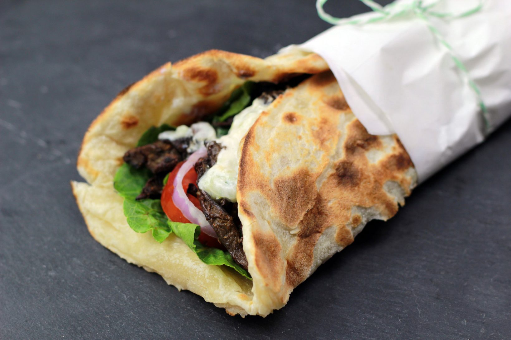 Pilz Gyros Wraps Hclf And Vegan • Healthy Rockstar